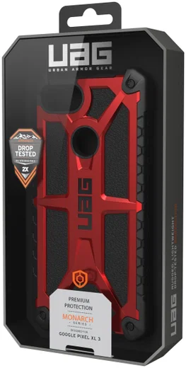 Urban Armor Gear Monarch Hoesje Apple Google Pixel 3 XL Crimson afbeelding 13