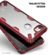 Ringke Fusion X Google Pixel 3 Hoesje Doorzichtig Rood afbeelding 7