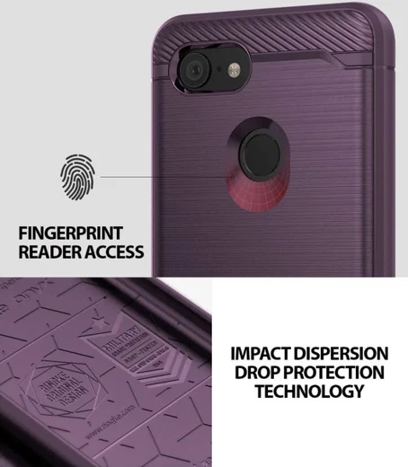 Ringke Onyx Google Pixel 3 Hoesje Paars afbeelding 6