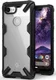 Ringke Fusion X Google Pixel 3 XL Hoesje Doorzichtig Zwart afbeelding 1