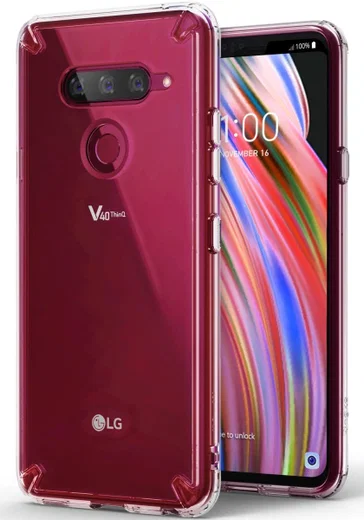 Ringke Fusion LG V40 ThinQ Hoesje Doorzichtig Crystal View afbeelding 1