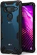 Ringke Fusion X LG V40 ThinQ Hoesje Doorzichtig Zwart afbeelding 1