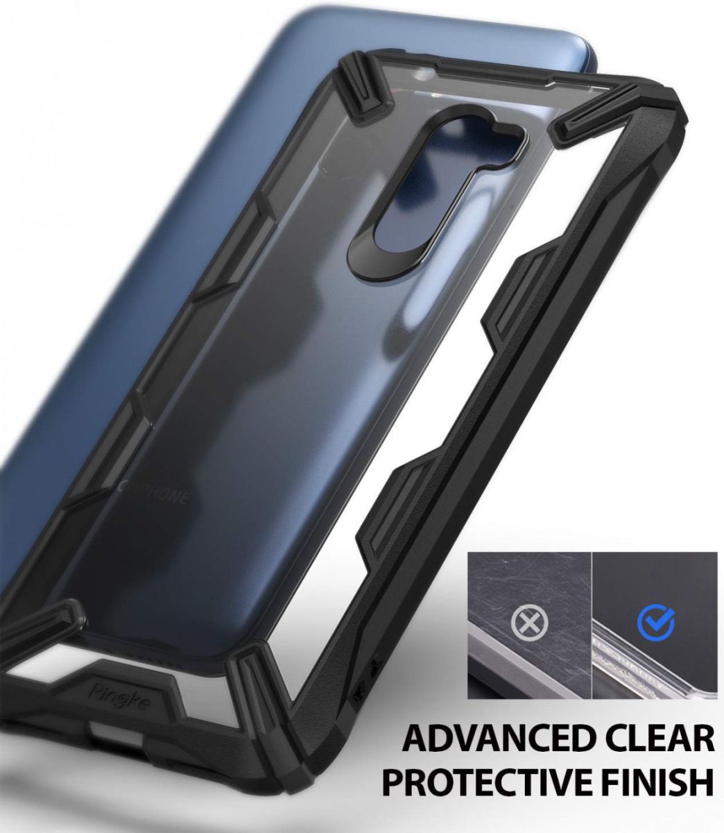Ringke Fusion X Xiaomi PocoPhone F1 Hoesje Doorzichtig Zwart afbeelding 8