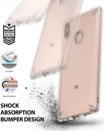 Ringke Fusion Xiaomi Mi Max 3 Hoesje Doorzichtig Crystal View afbeelding 2