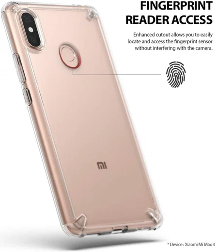 Ringke Fusion Xiaomi Mi Max 3 Hoesje Doorzichtig Crystal View afbeelding 4