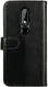 Rosso Element Nokia 7.1 Hoesje Book Cover Zwart afbeelding 2