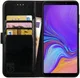 Rosso Element Samsung Galaxy A9 (2018) Hoesje Book Cover Zwart afbeelding 1