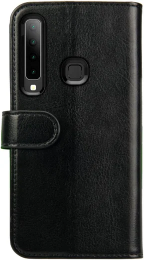 Rosso Element Samsung Galaxy A9 (2018) Hoesje Book Cover Zwart afbeelding 2