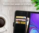 Rosso Element Samsung Galaxy A9 (2018) Hoesje Book Cover Zwart afbeelding 9