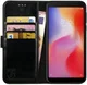 Rosso Element Xiaomi Redmi 6 Hoesje Book Cover Zwart afbeelding 1