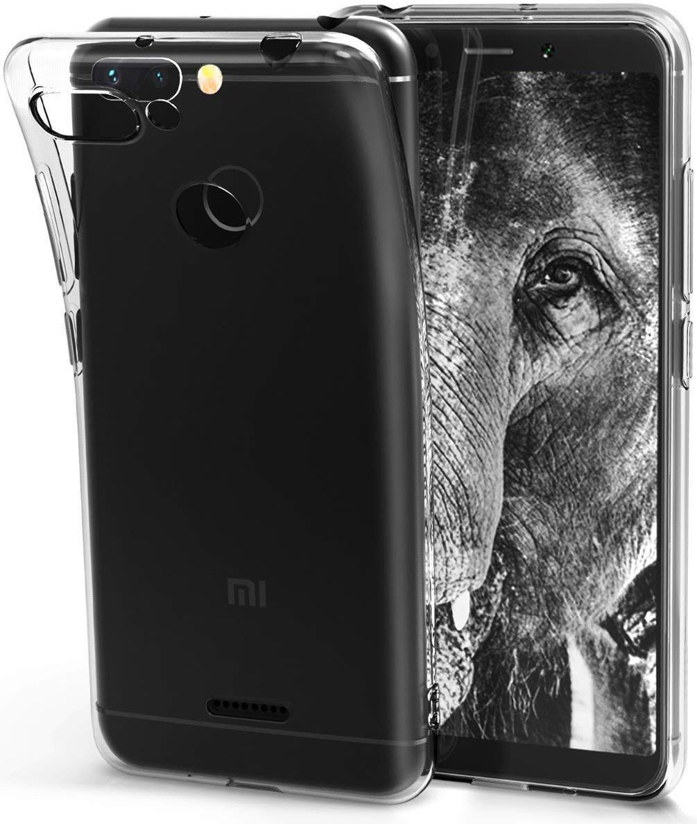 Xiaomi Redmi 6 Hoesje Dun TPU Transparant afbeelding 1