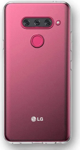 LG V40 ThinQ Hoesje Dun TPU Transparant afbeelding 5