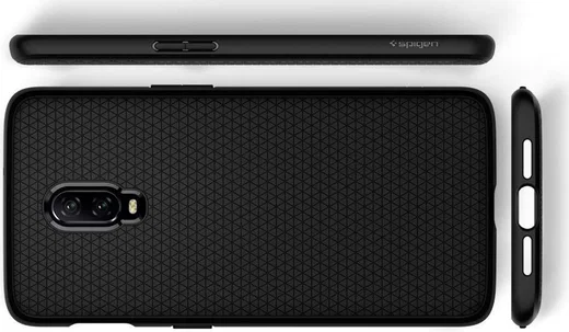 Spigen Liquid Air Back Cover Hoesje OnePlus 6T Zwart afbeelding 7