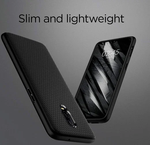 Spigen Liquid Air Back Cover Hoesje OnePlus 6T Zwart afbeelding 8