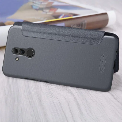 Nillkin Sparkle Series Huawei Mate 20 Lite Flipcase Zwart afbeelding 5