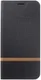 Huawei Mate 20 Lite Cross Pattern Wallet Hoesje Hoesje Zwart afbeelding 1