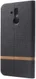 Huawei Mate 20 Lite Cross Pattern Wallet Hoesje Hoesje Zwart afbeelding 4