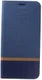 Huawei Mate 20 Lite Cross Pattern Wallet Hoesje Hoesje Blauw afbeelding 1