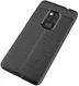 Huawei Mate 20 Lite Litchi Kunstleren Coating TPU Hoesje Zwart afbeelding 5