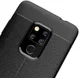 Huawei Mate 20 Lite Litchi Kunstleren Coating TPU Hoesje Zwart afbeelding 7