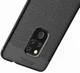 Huawei Mate 20 Lite Litchi Kunstleren Coating TPU Hoesje Zwart afbeelding 11