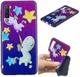 Samsung Galaxy A7 (2018) TPU Backcover Print Star and Unicorn afbeelding 2