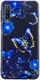 Samsung Galaxy A7 (2018) TPU Backcover Print Blauwe Vlinder afbeelding 1