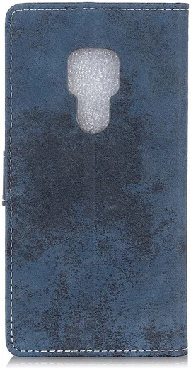 Huawei Mate 20 Vintage Portemonnee Hoesje Blauw afbeelding 5