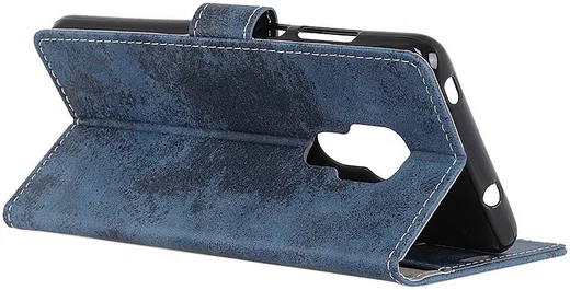 Huawei Mate 20 Vintage Portemonnee Hoesje Blauw afbeelding 6