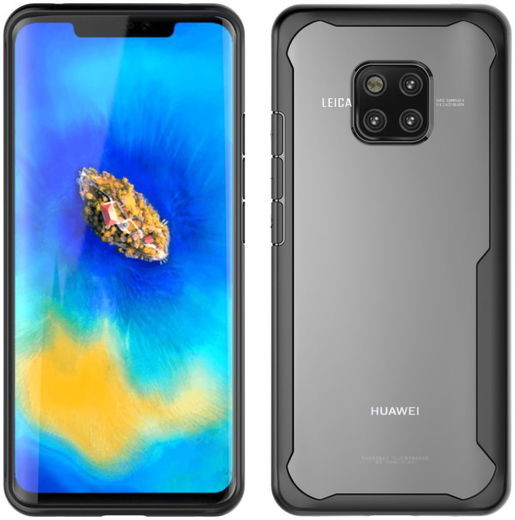 Huawei Mate 20 Pro Shockproof TPU Hardcase Zwart afbeelding 1