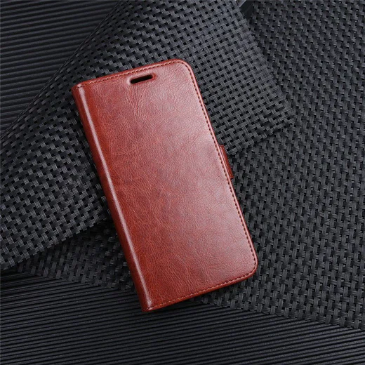 Huawei Mate 20 Pro Crazy Horse Leren Portemonnee Hoesje Bruin afbeelding 7