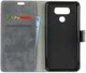 LG V40 Thinq Vintage Portemonnee Hoesje Grijs afbeelding 2