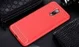 OnePlus 6T Geborsteld TPU Hoesje Rood afbeelding 2
