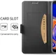 Samsung Galaxy J4 Plus Hoesje met Kaarthouder Zwart afbeelding 2