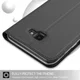 Samsung Galaxy J4 Plus Hoesje met Kaarthouder Zwart afbeelding 6