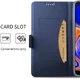 Samsung Galaxy J4 Plus Hoesje met Kaarthouder Blauw afbeelding 2