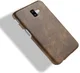 Samsung Galaxy J6 Plus Kunstlederen Coating Hoesje Bruin afbeelding 4