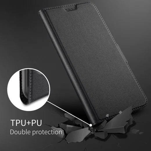 Samsung Galaxy J6 Plus Hoesje Kaarthouder Zwart afbeelding 8