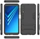 Samsung Galaxy A7 (2018) Hybride Hoesje met Standaard Zwart afbeelding 2