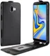 Samsung Galaxy J6 Plus Verticale Flipcase Zwart afbeelding 2