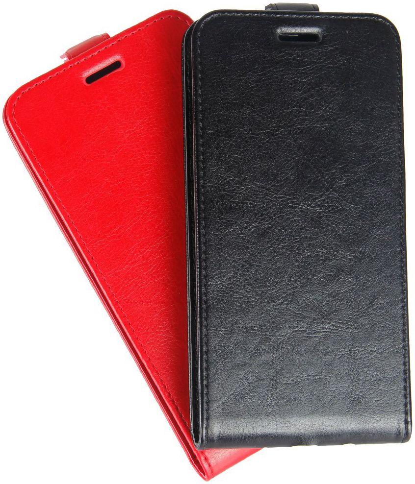 Samsung Galaxy J6 Plus Verticale Flipcase Zwart afbeelding 5