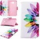 Samsung Galaxy J6 Plus Portemonnee Hoesje Colorful Petals afbeelding 2