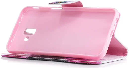 Samsung Galaxy J6 Plus Portemonnee Hoesje Colorful Petals afbeelding 4