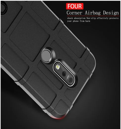 Nokia 7.1 Rugged TPU Hoesje Blauw afbeelding 5