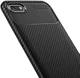 Huawei Y5 (2018) Siliconen Carbon Hoesje Zwart afbeelding 6