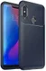 Xiaomi Mi A2 Lite Siliconen Carbon Hoesje Blauw afbeelding 1