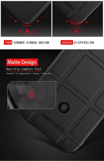 OnePlus 6T Anti-Shock TPU Backcover Zwart afbeelding 8