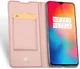 Dux Ducis Premium Book Case OnePlus 6T Hoesje met Kaarthouder Roze afbeelding 2