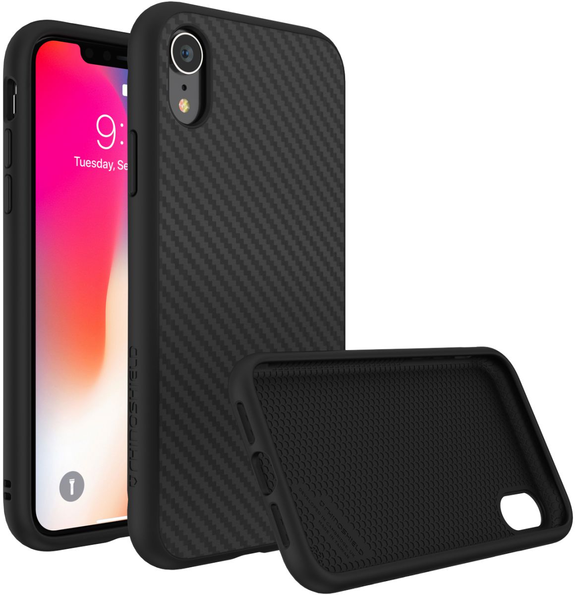 RhinoShield SolidSuit Carbon Fiber iPhone XR Hoesje afbeelding 1