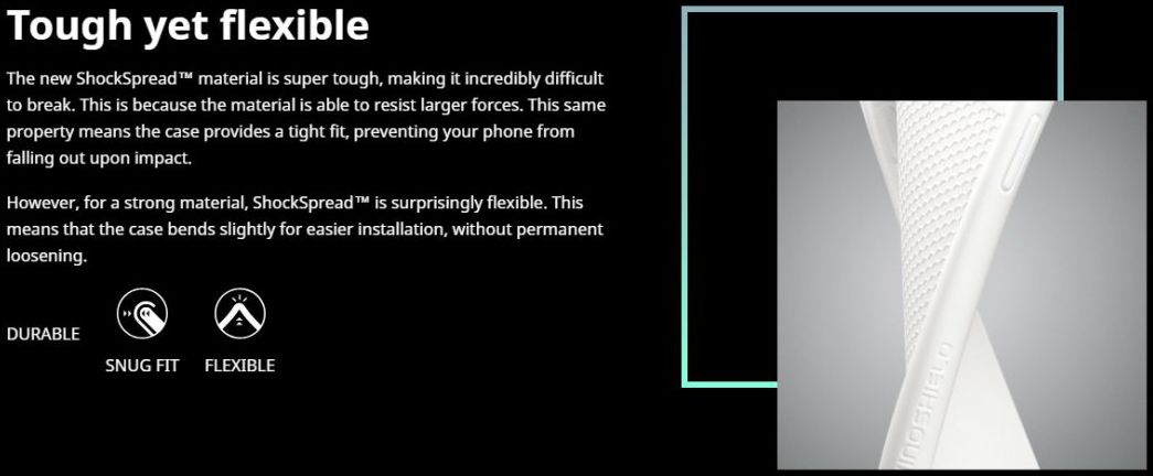 RhinoShield SolidSuit Black Leather iPhone XR Hoesje afbeelding 5